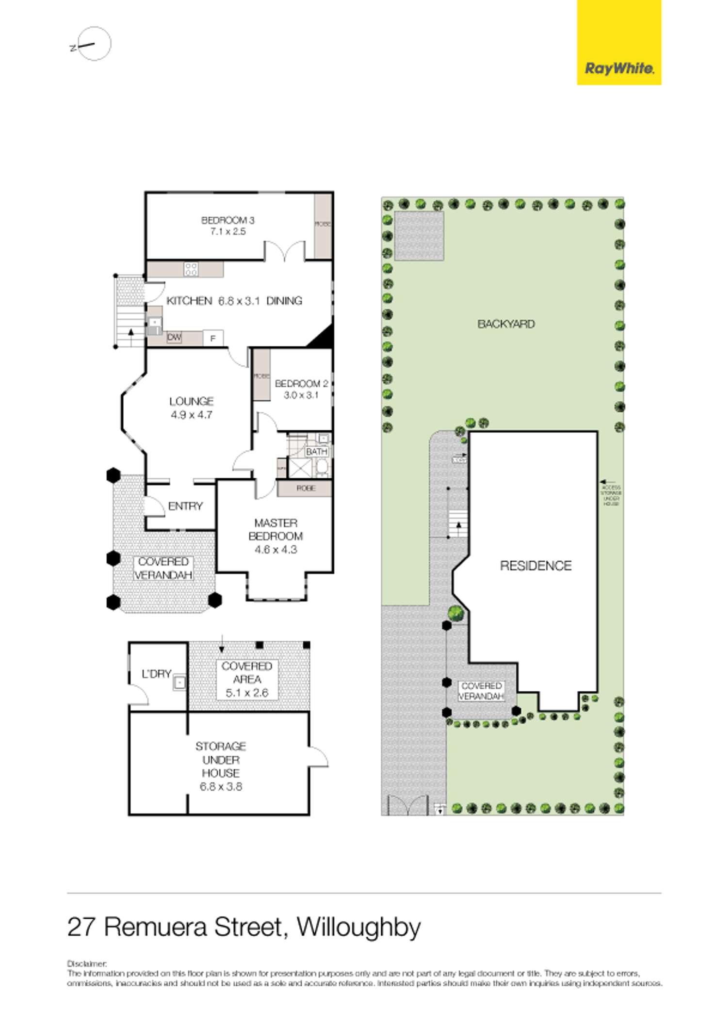 Floorplan of Homely house listing, 27 Remuera Street, Willoughby NSW 2068