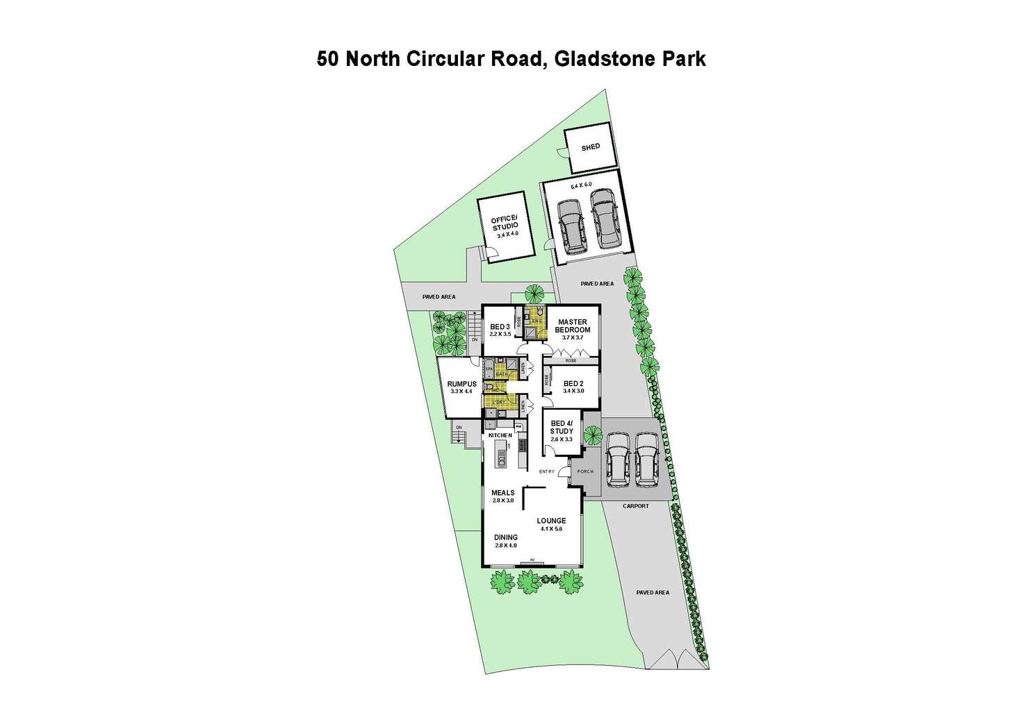 Floorplan of Homely house listing, 50 North Circular Road, Gladstone Park VIC 3043