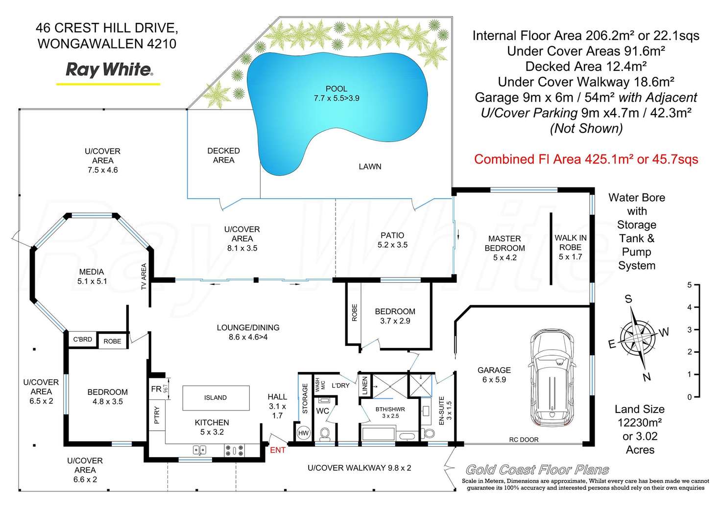 Floorplan of Homely house listing, 46 Crest Hill Drive, Wongawallan QLD 4210