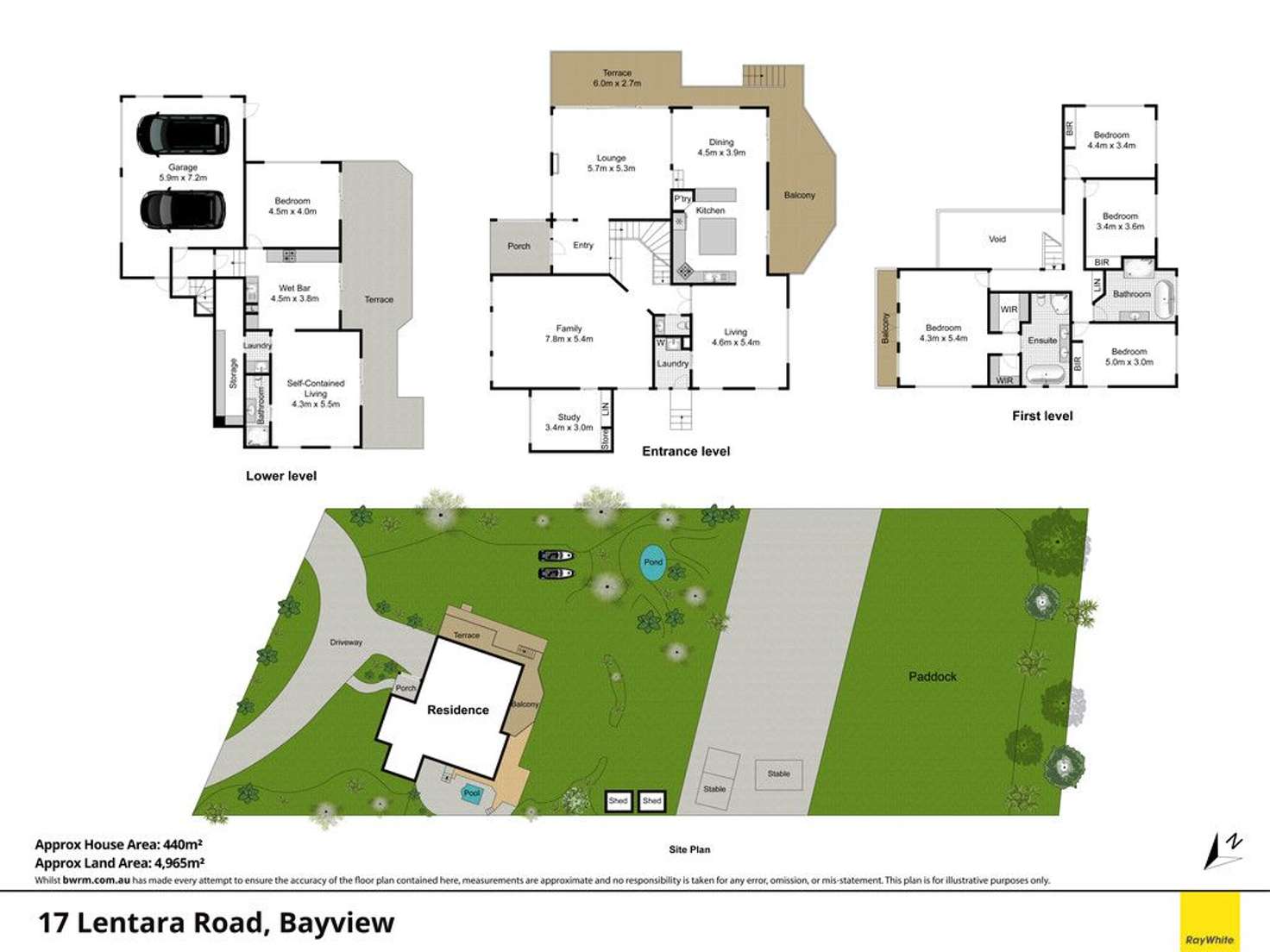 Floorplan of Homely house listing, 17 Lentara Road, Bayview NSW 2104