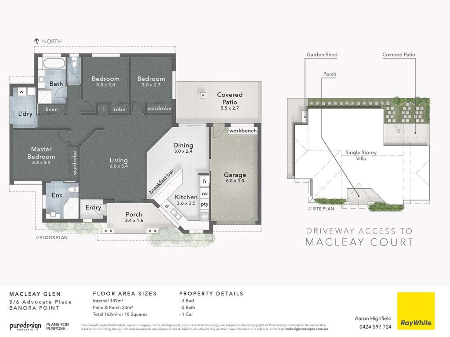 Floorplan of Homely villa listing, 5/6 Advocate Place, Banora Point NSW 2486