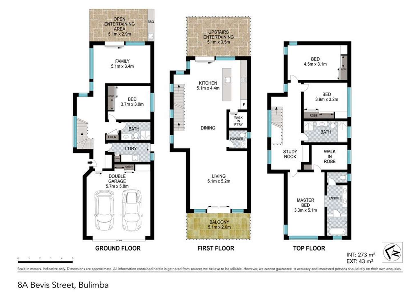 Floorplan of Homely house listing, 8 Bevis Street, Bulimba QLD 4171