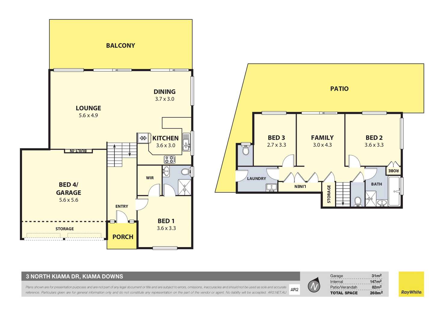 Floorplan of Homely house listing, 3 North Kiama Drive, Kiama Downs NSW 2533