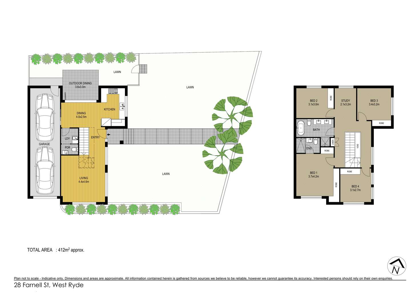 Floorplan of Homely house listing, 28 Farnell Street, West Ryde NSW 2114