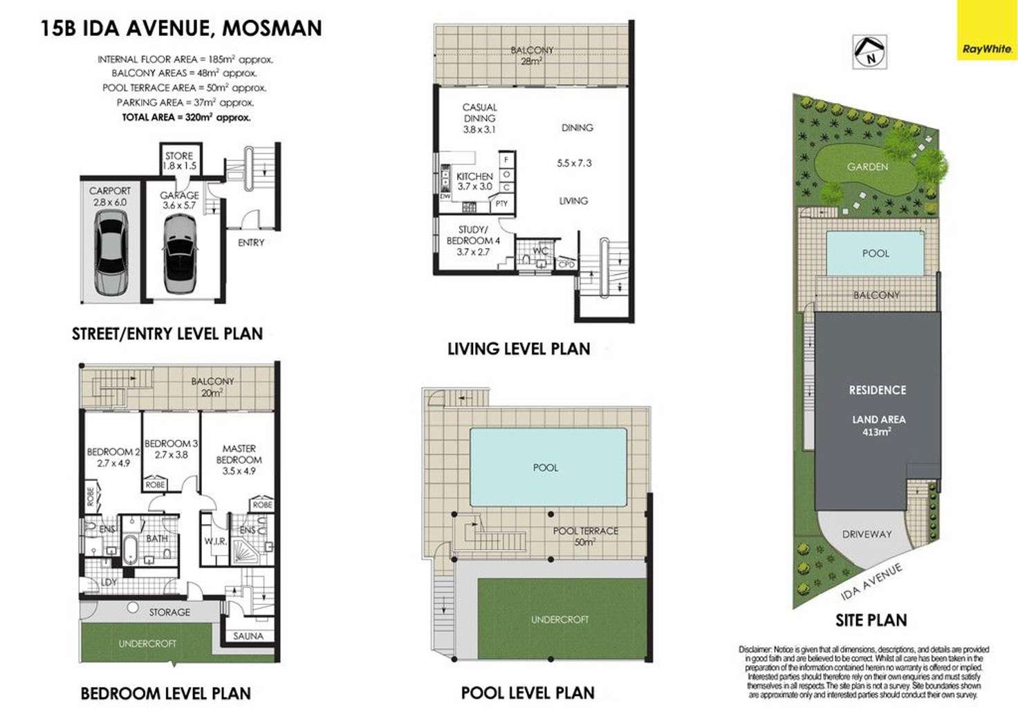 Floorplan of Homely house listing, 15B Ida Avenue, Mosman NSW 2088