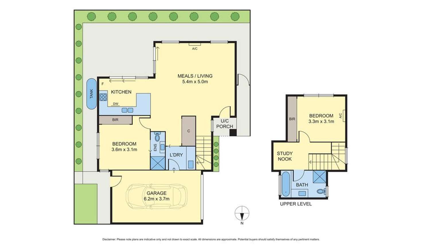 Floorplan of Homely townhouse listing, 2/149 Gaffney Street, Coburg VIC 3058