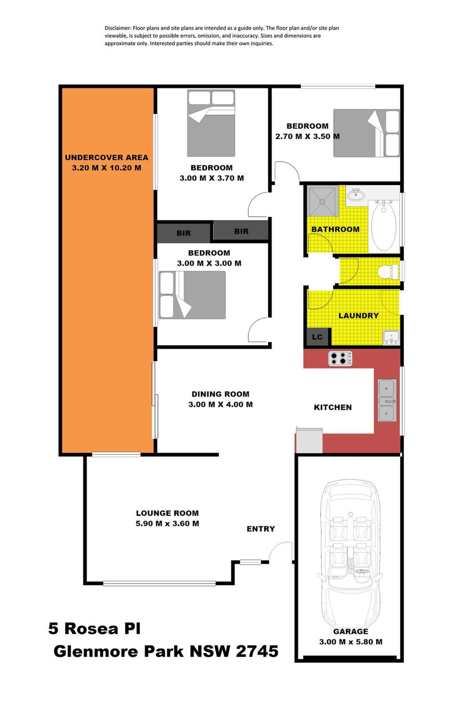 Floorplan of Homely house listing, Address available on request