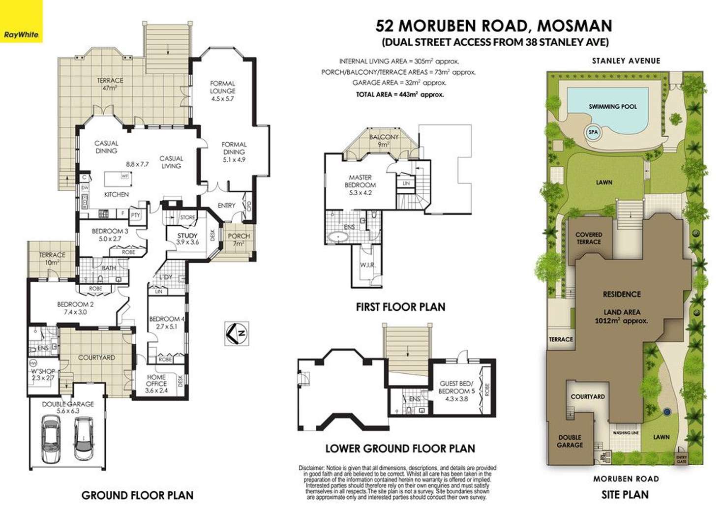 Floorplan of Homely house listing, 52 Moruben Road, Mosman NSW 2088