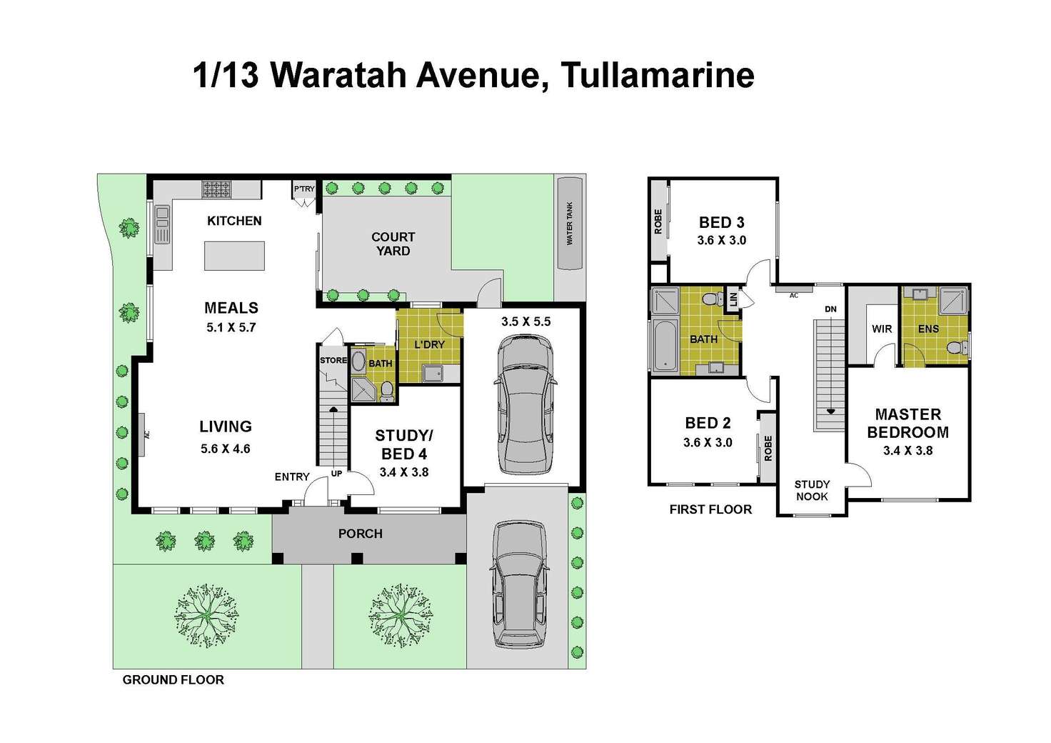 Floorplan of Homely house listing, 1/13 Waratah Avenue, Tullamarine VIC 3043