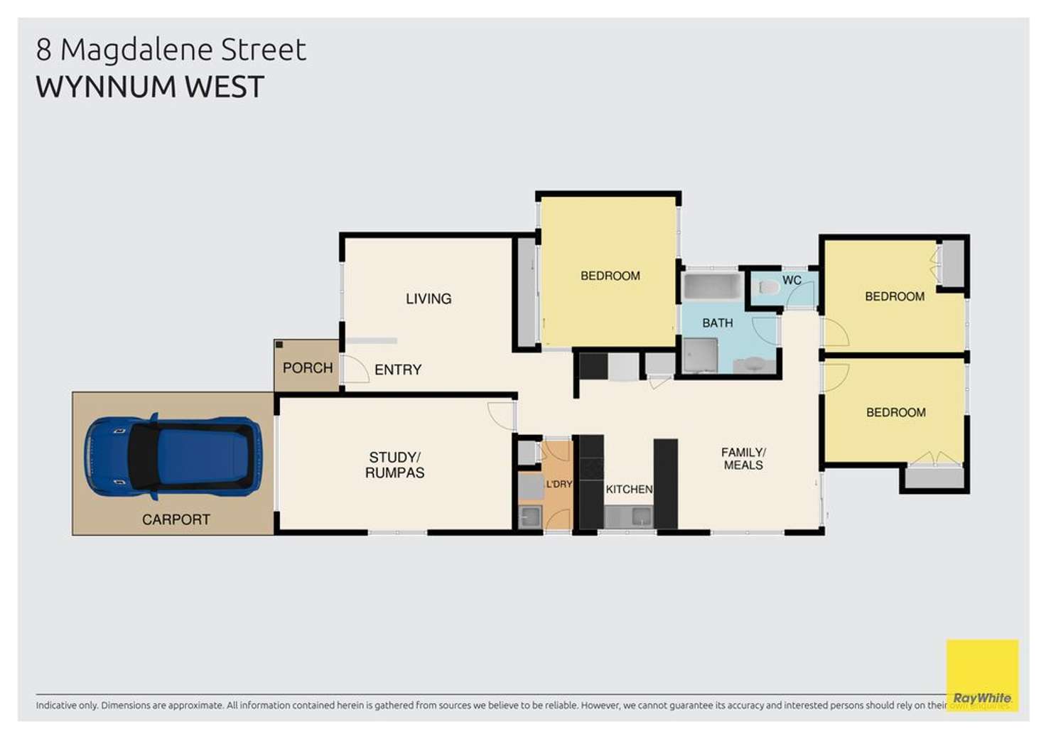 Floorplan of Homely house listing, 8 Magdalene Street, Wynnum West QLD 4178