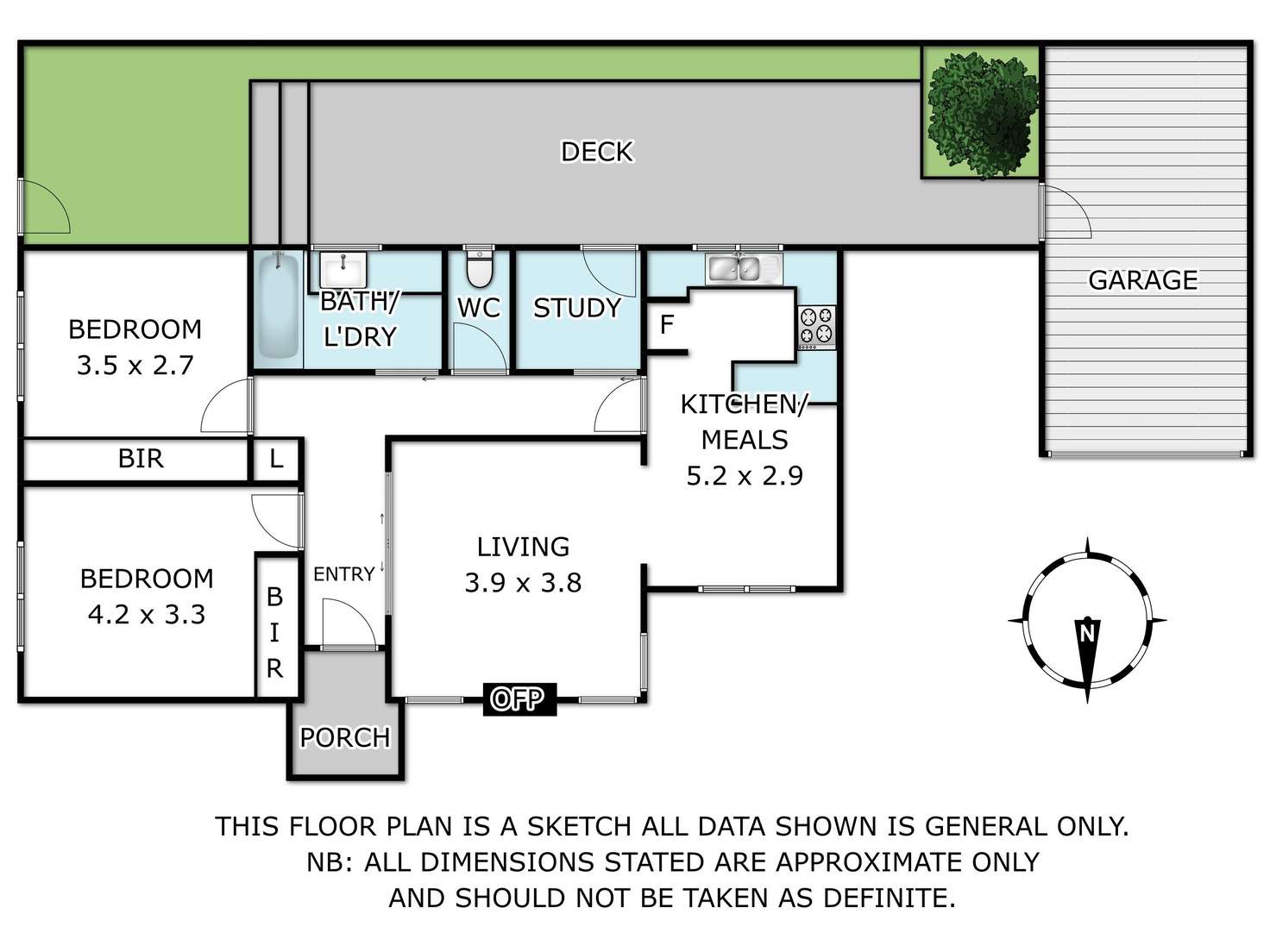 Floorplan of Homely unit listing, 1/21 Barcelona Street, Box Hill VIC 3128