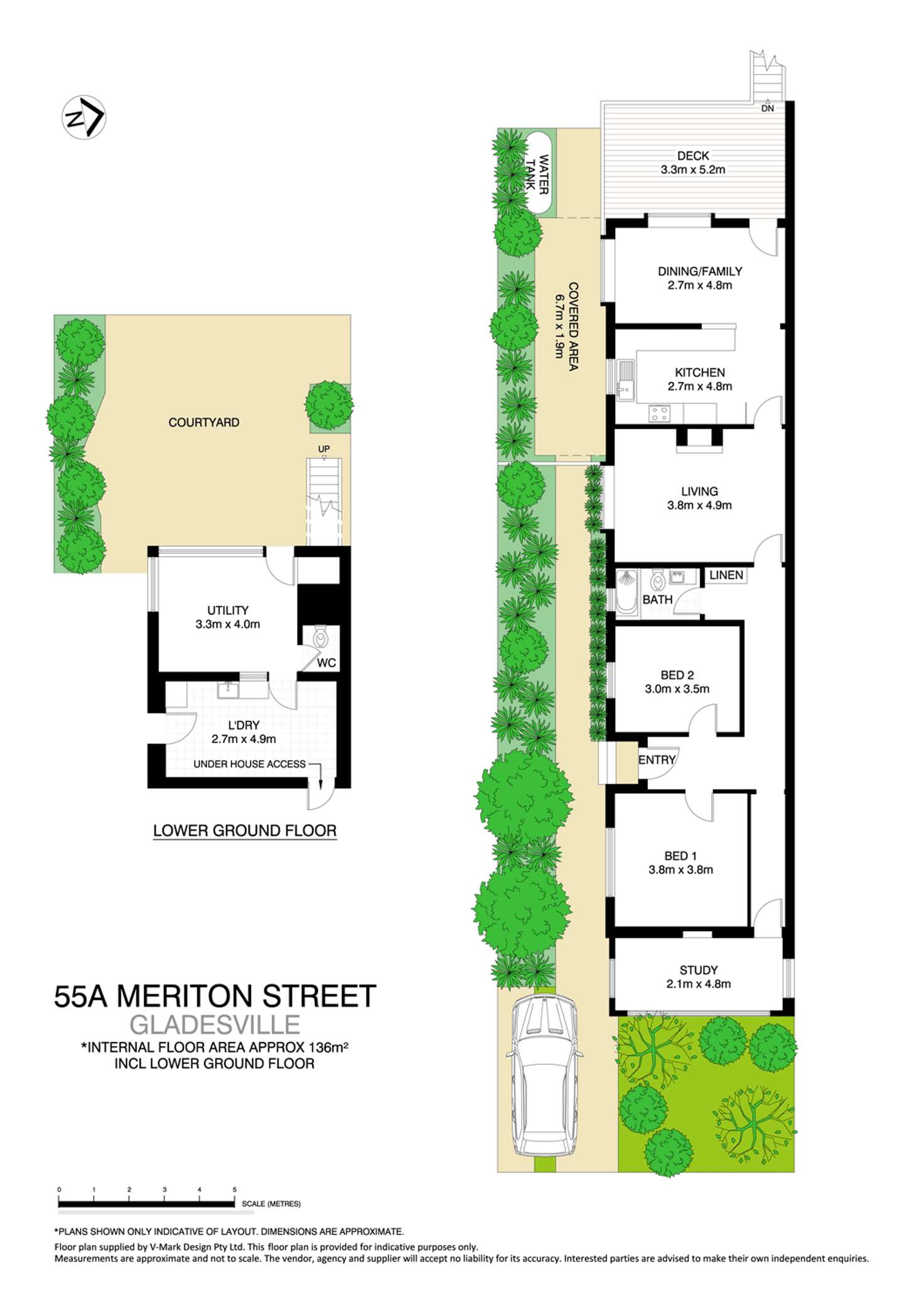 Floorplan of Homely house listing, 55a Meriton Street, Gladesville NSW 2111