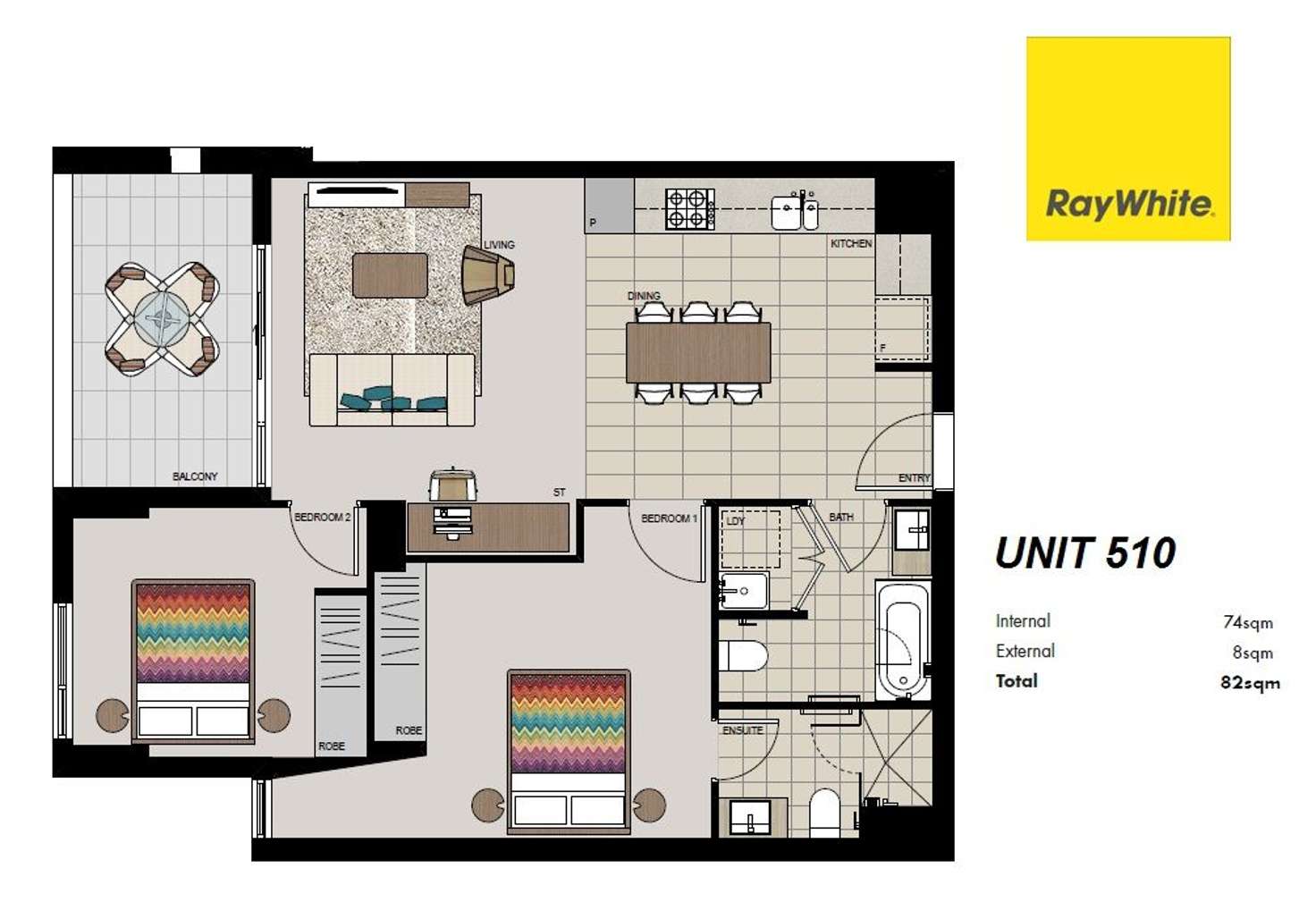 Floorplan of Homely apartment listing, 903/11A Washington Avenue, Riverwood NSW 2210