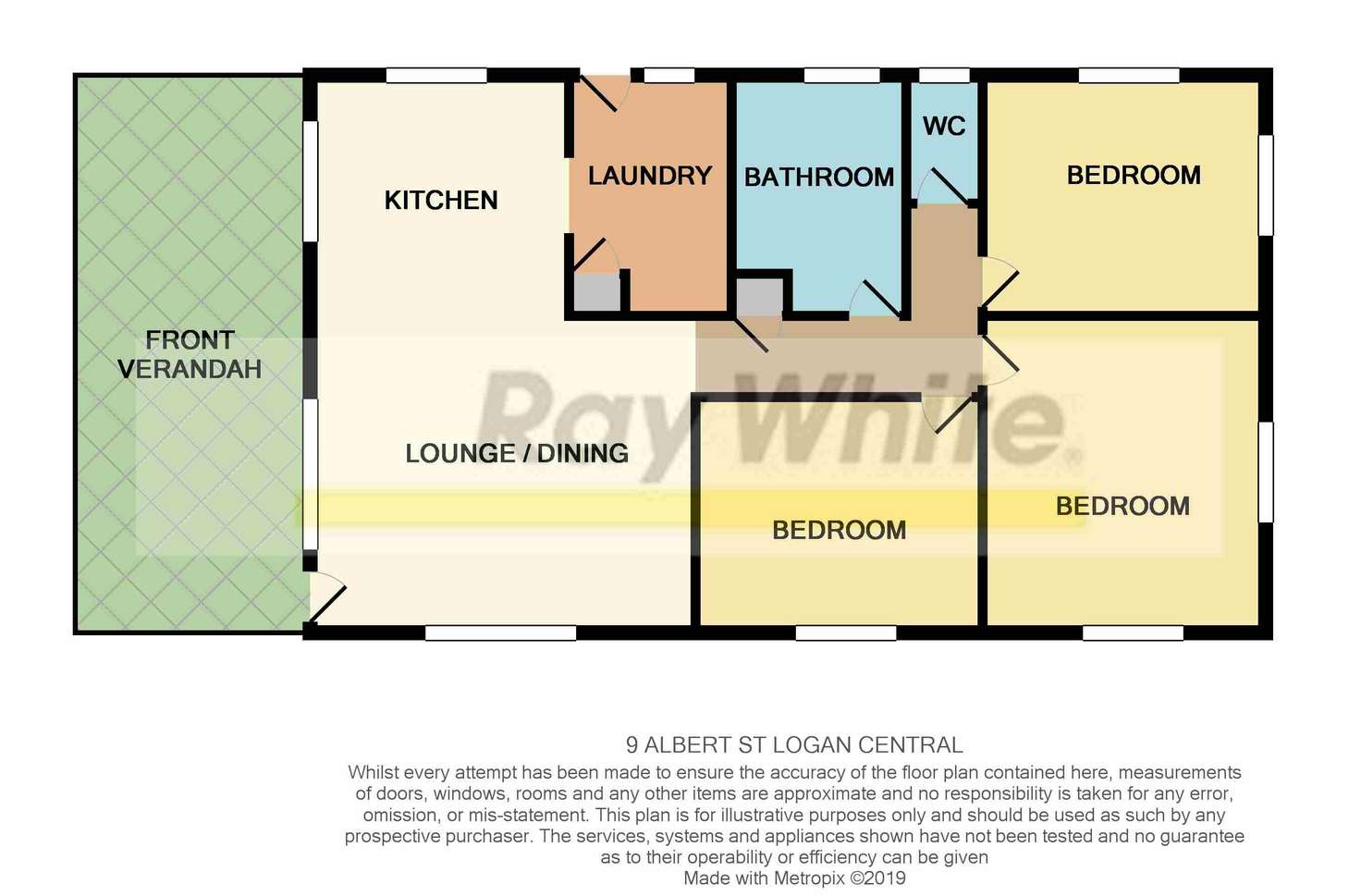 Floorplan of Homely house listing, 9 Albert Street, Logan Central QLD 4114