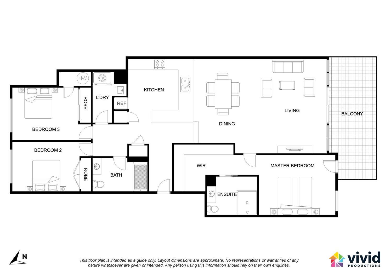 Floorplan of Homely apartment listing, 222 Bowen Terrace, New Farm QLD 4005