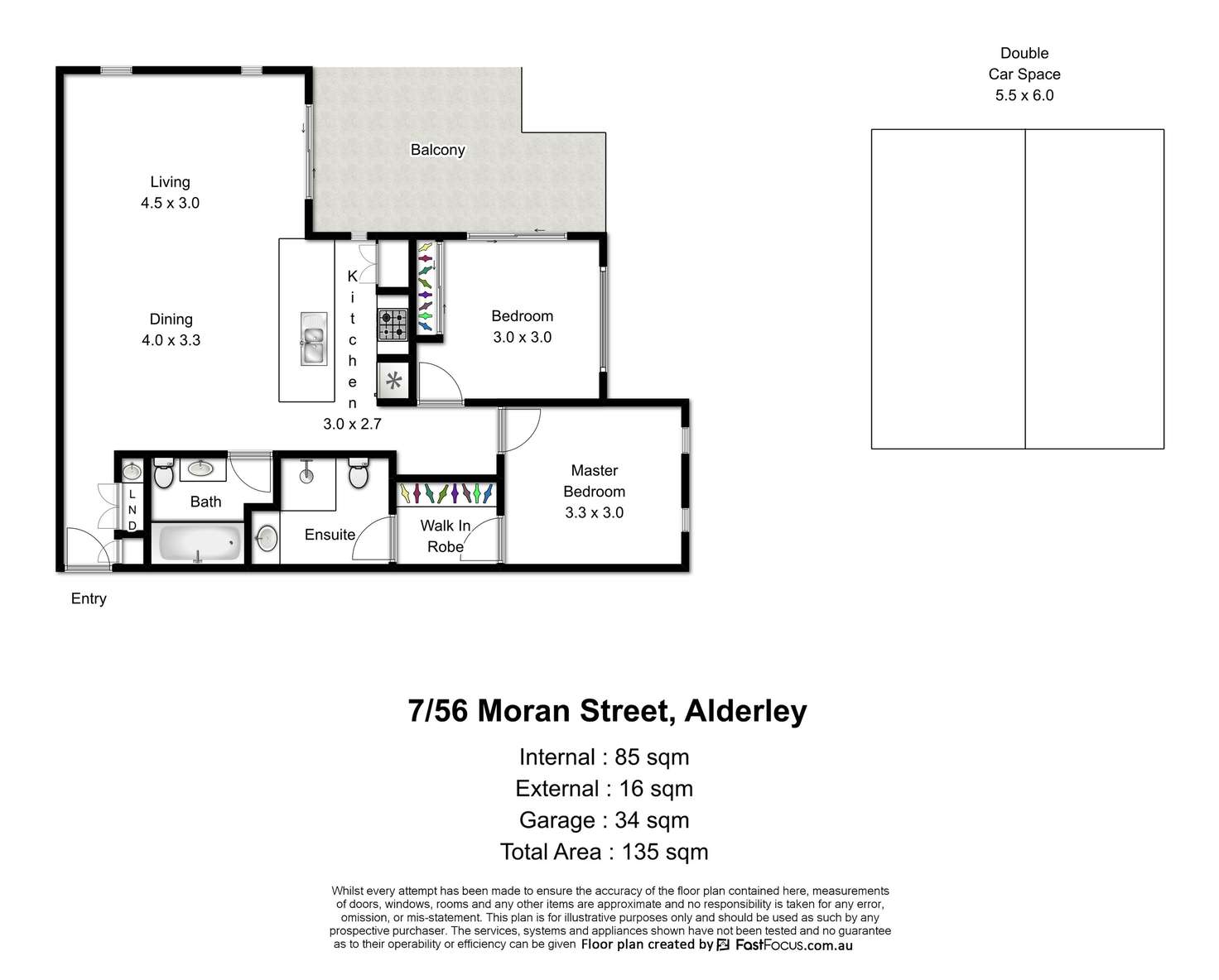 Floorplan of Homely apartment listing, 7/56 Moran Street, Alderley QLD 4051