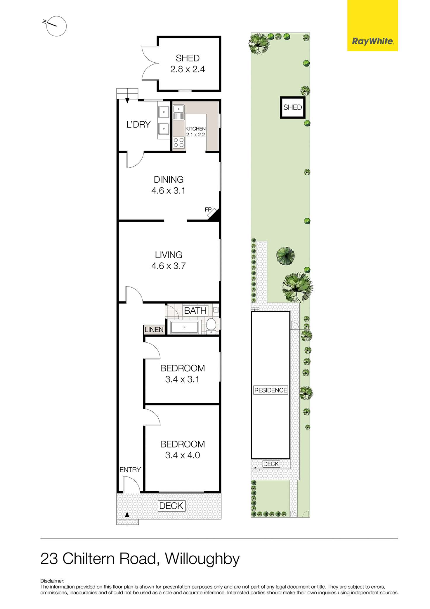 Floorplan of Homely house listing, 23 Chiltern Road, Willoughby NSW 2068