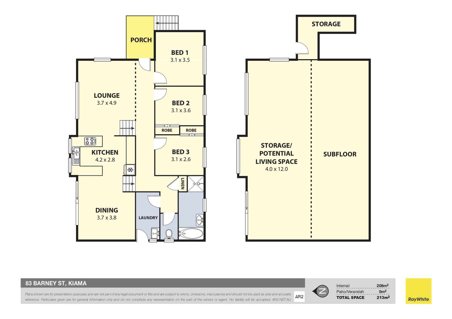Floorplan of Homely house listing, 83 Barney Street, Kiama NSW 2533