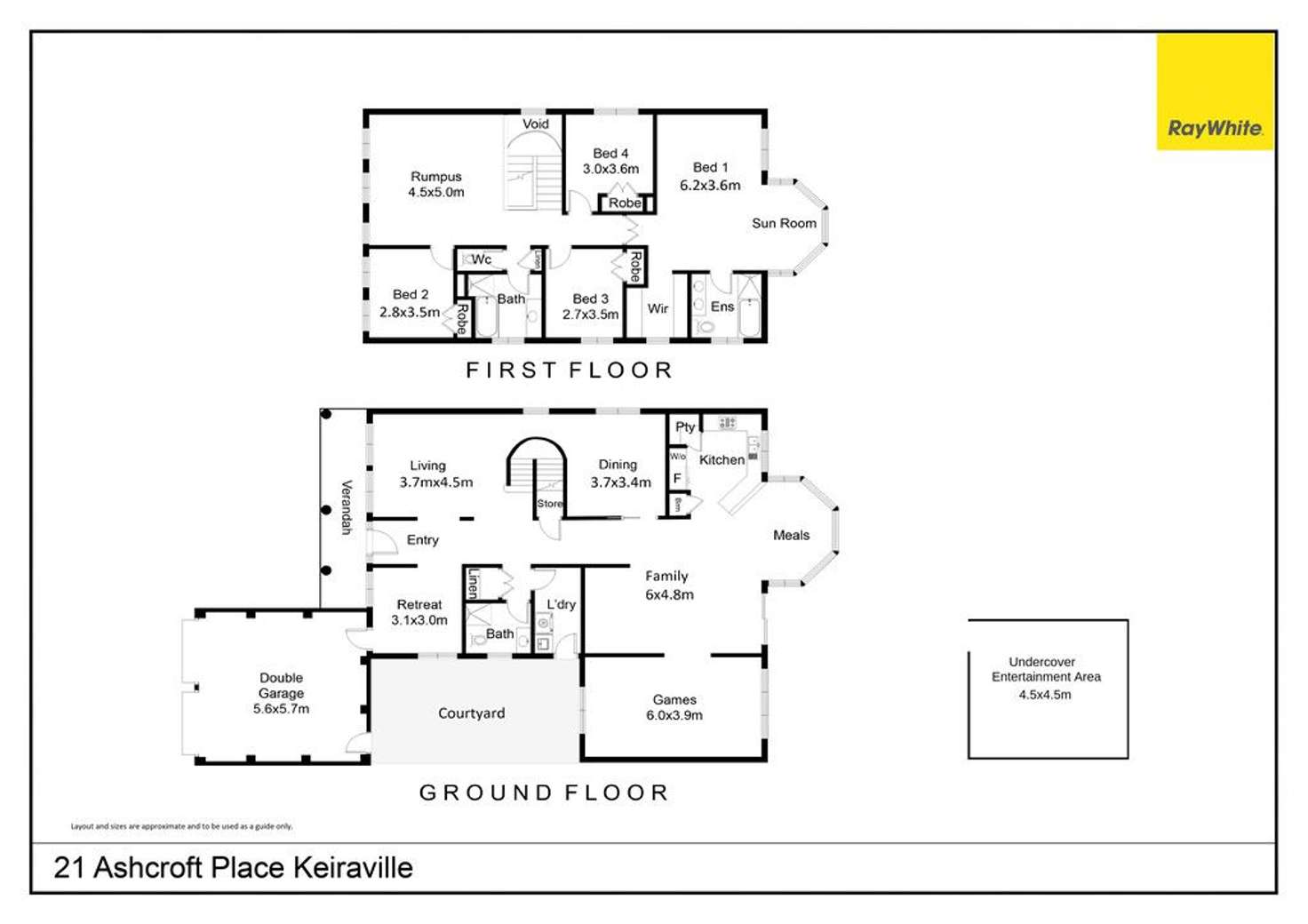 Floorplan of Homely house listing, 21 Ashcroft Place, Keiraville NSW 2500
