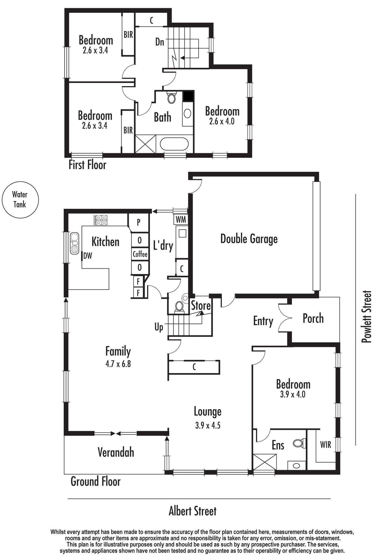 Floorplan of Homely townhouse listing, 15 Albert Street, Mordialloc VIC 3195