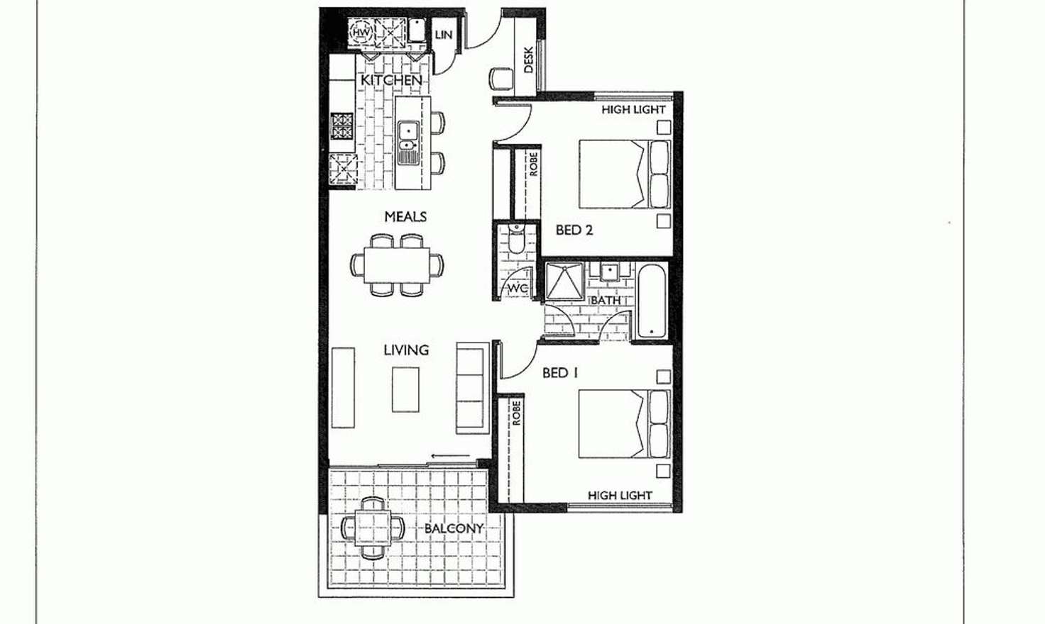 Floorplan of Homely apartment listing, 207/1042 Doncaster Road, Doncaster East VIC 3109