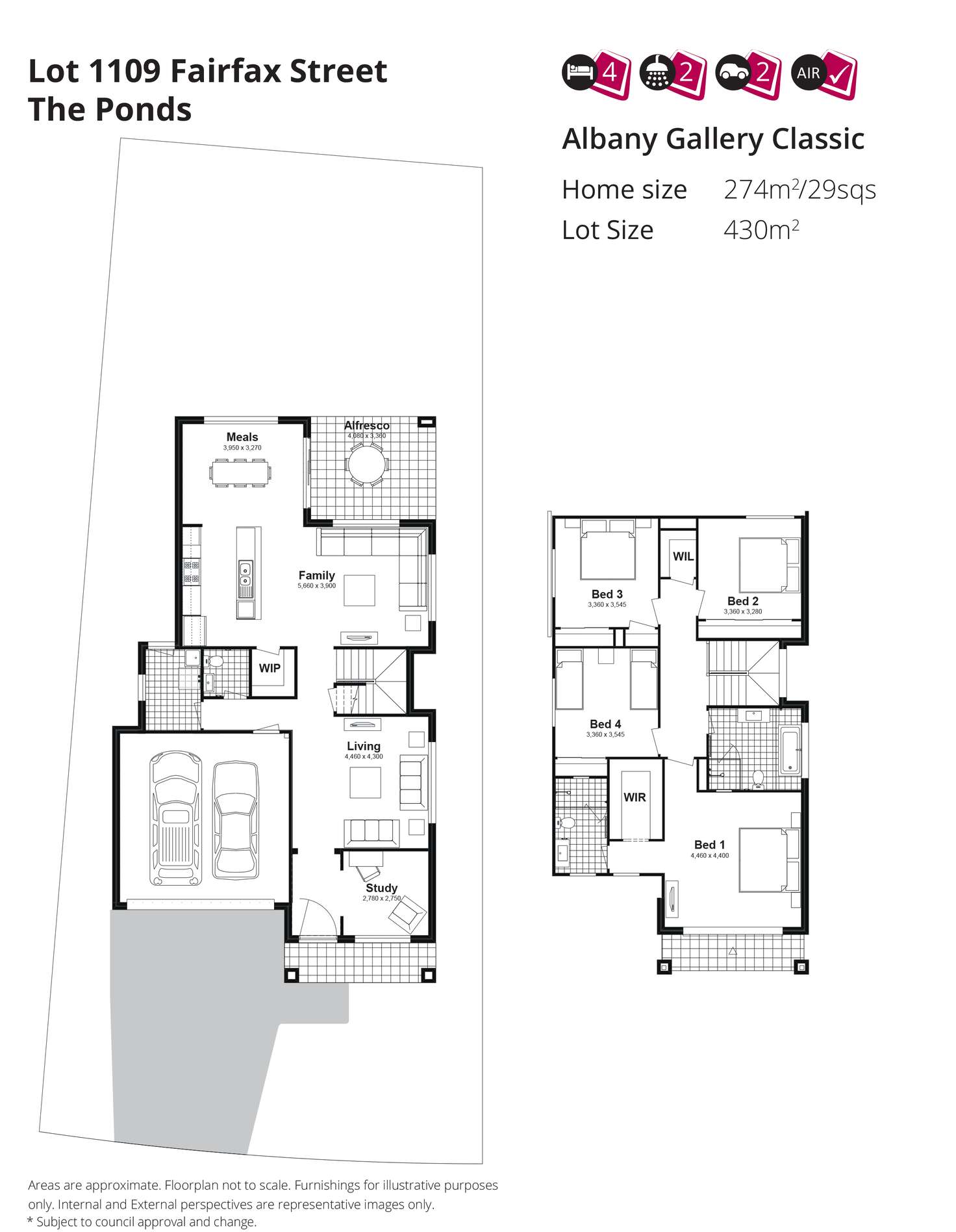 Floorplan of Homely house listing, Lot 1109 (48) Fairfax Street, The Ponds NSW 2769