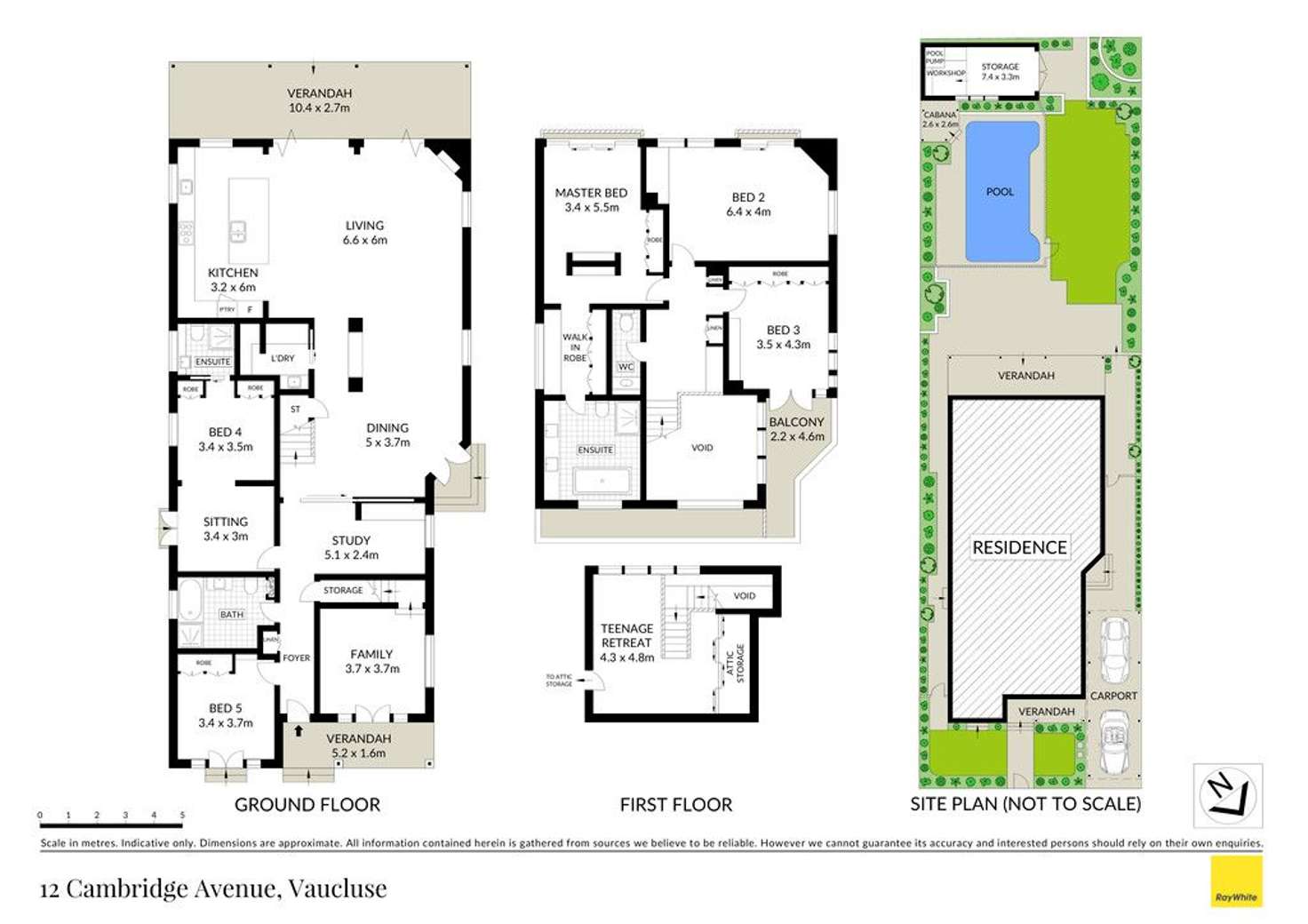 Floorplan of Homely house listing, 12 Cambridge Avenue, Vaucluse NSW 2030