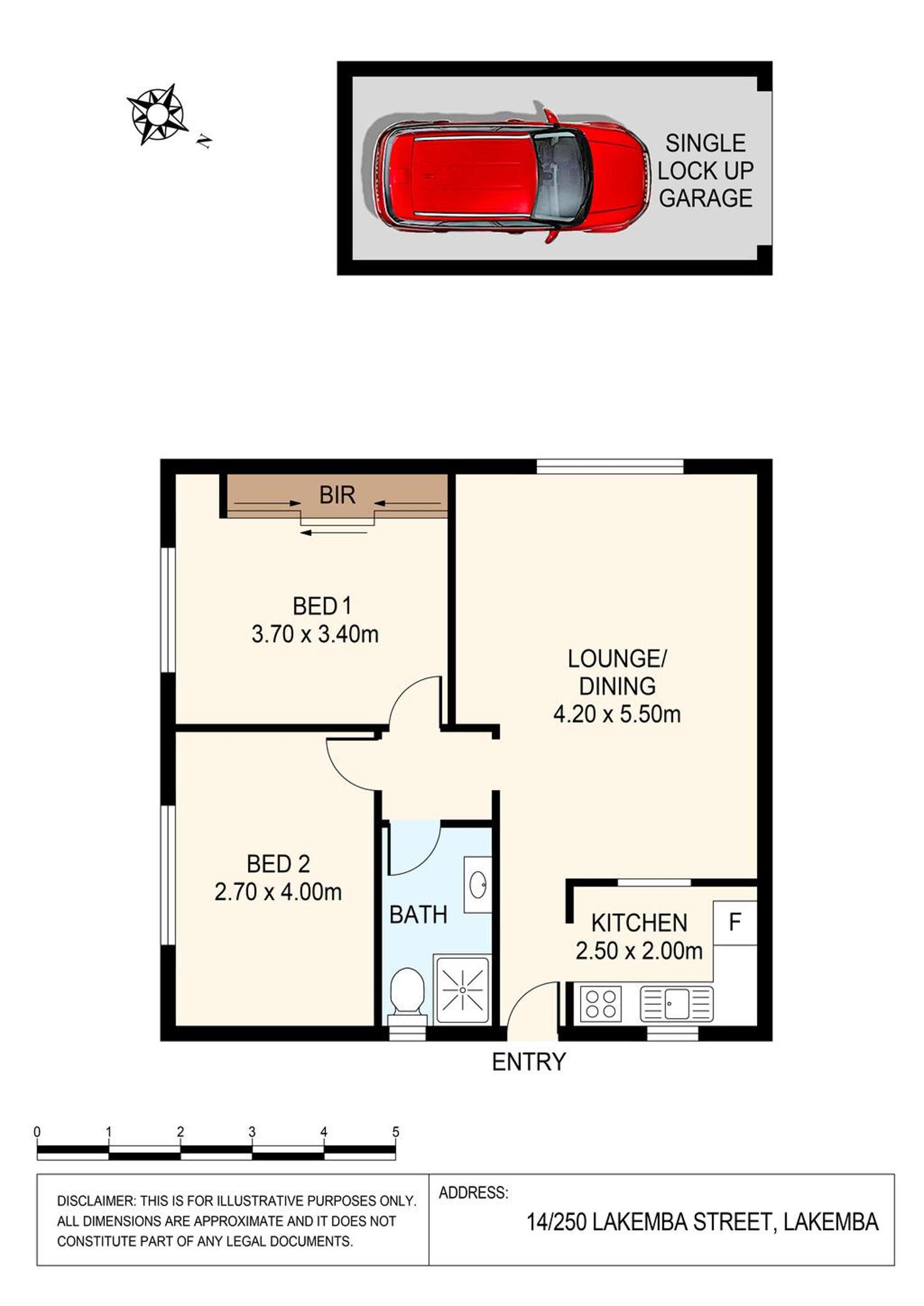 Floorplan of Homely unit listing, 14/250 Lakemba Street, Lakemba NSW 2195