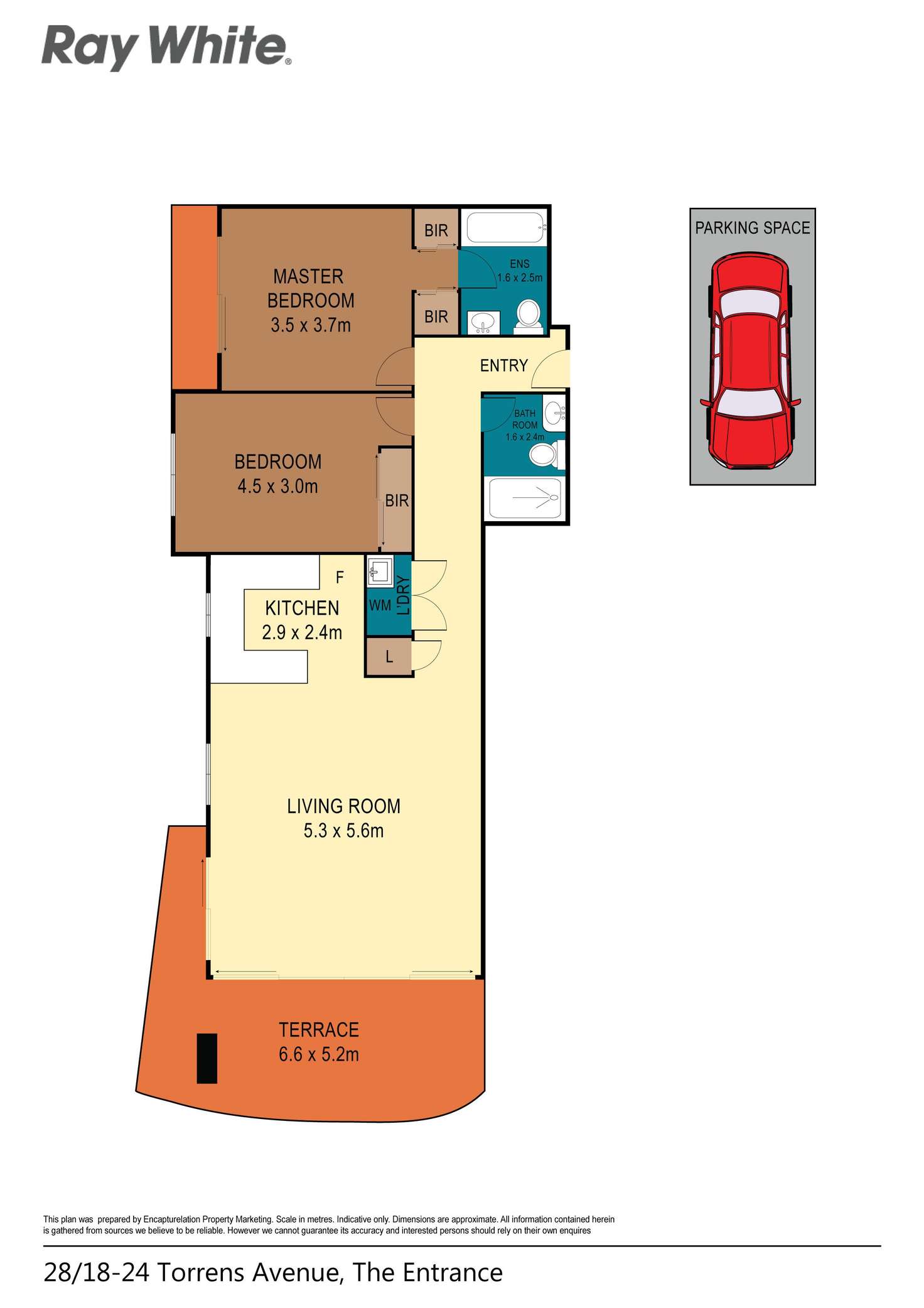 Floorplan of Homely unit listing, 28/18-24 Torrens Avenue, The Entrance NSW 2261