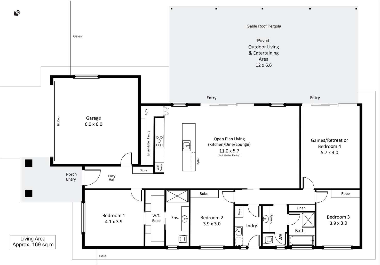 Floorplan of Homely house listing, 17 Barrington Street, Renmark SA 5341