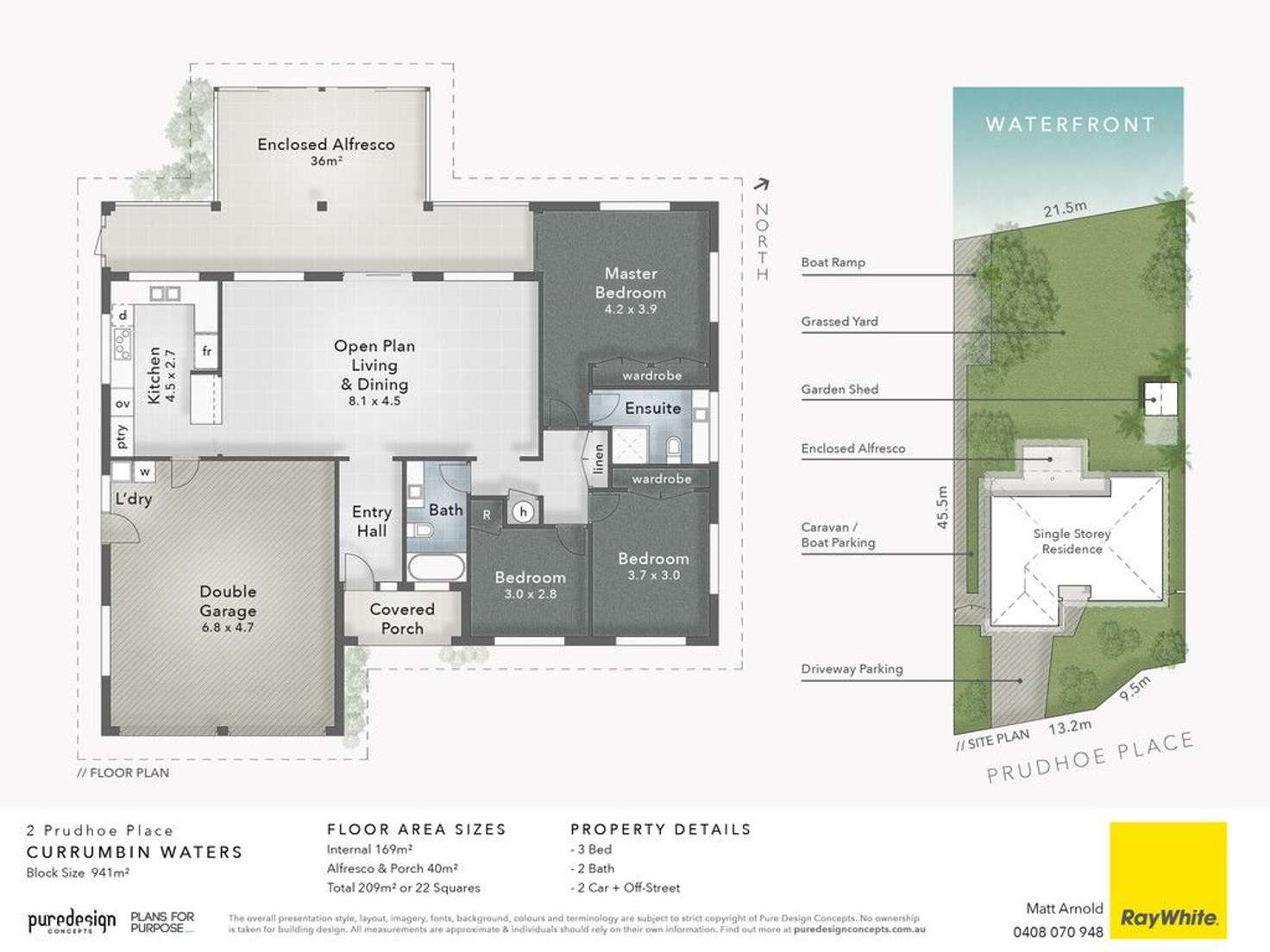 Floorplan of Homely house listing, 2 Prudhoe Place, Currumbin Waters QLD 4223