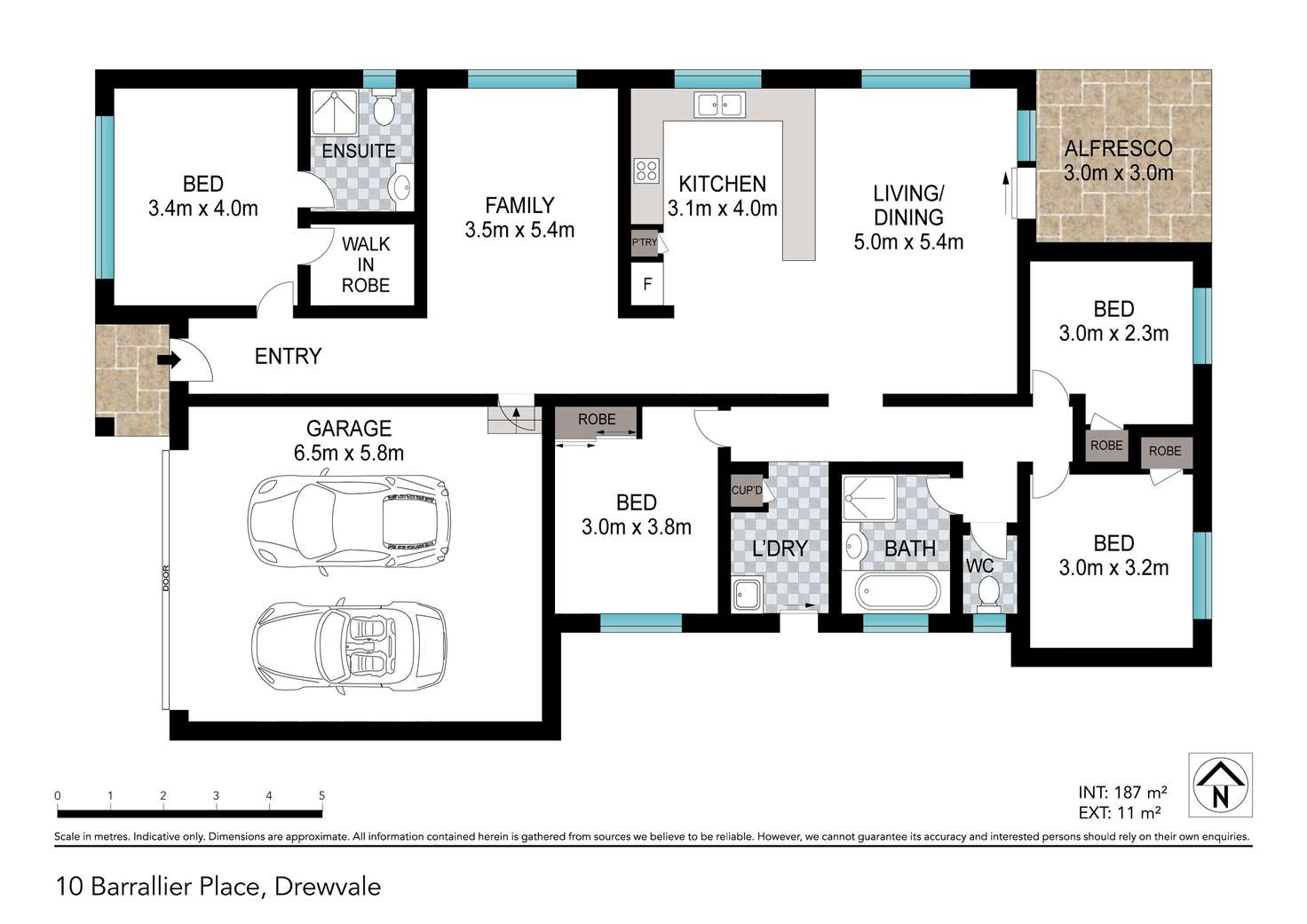 Floorplan of Homely house listing, 10 Barrallier Place, Drewvale QLD 4116