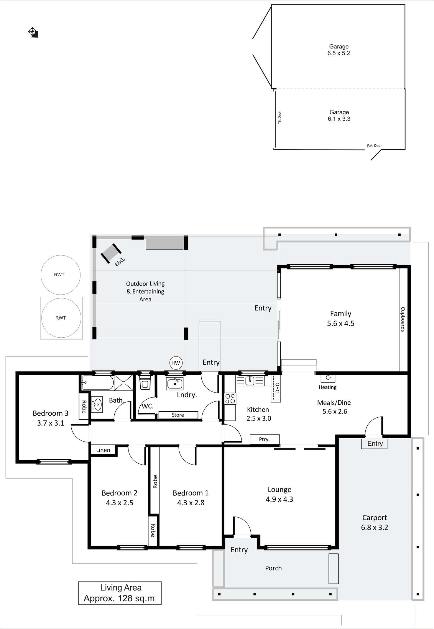 Floorplan of Homely house listing, 187 Seventeenth Street, Renmark SA 5341