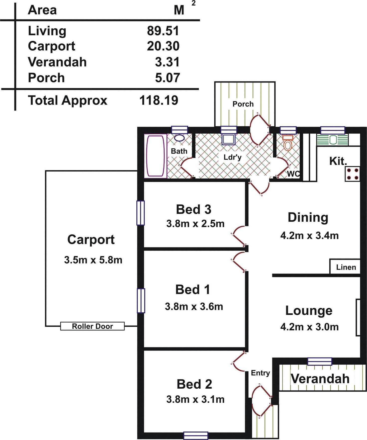 Floorplan of Homely other listing, 16 Johnston Road, Elizabeth Downs SA 5113