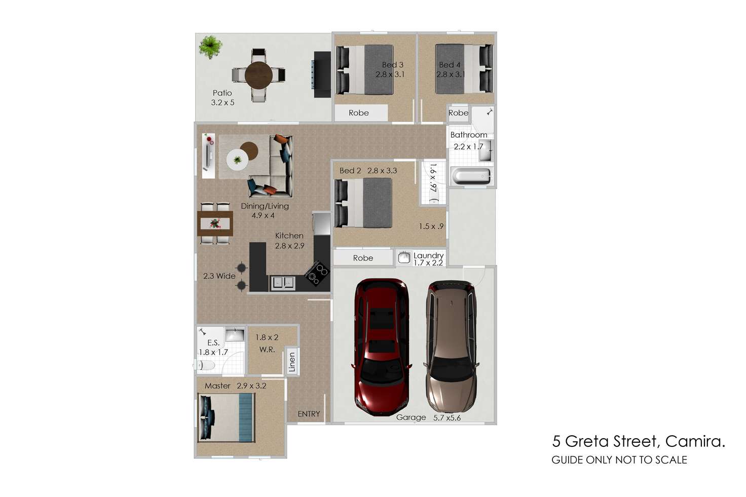 Floorplan of Homely house listing, 3 Greta Court, Camira QLD 4300