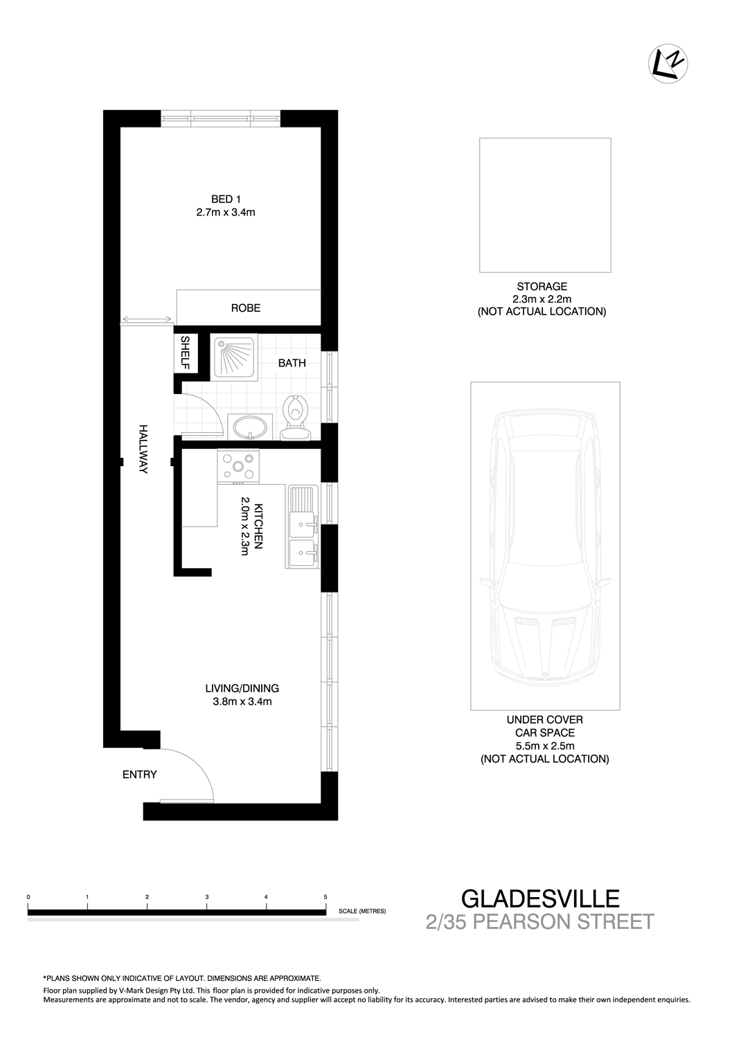 Floorplan of Homely apartment listing, 2/35 Pearson Street, Gladesville NSW 2111