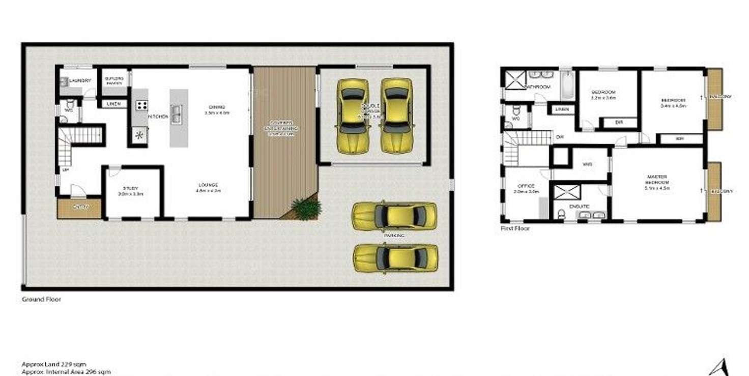 Floorplan of Homely house listing, 2/13 Wynflo Street, Labrador QLD 4215