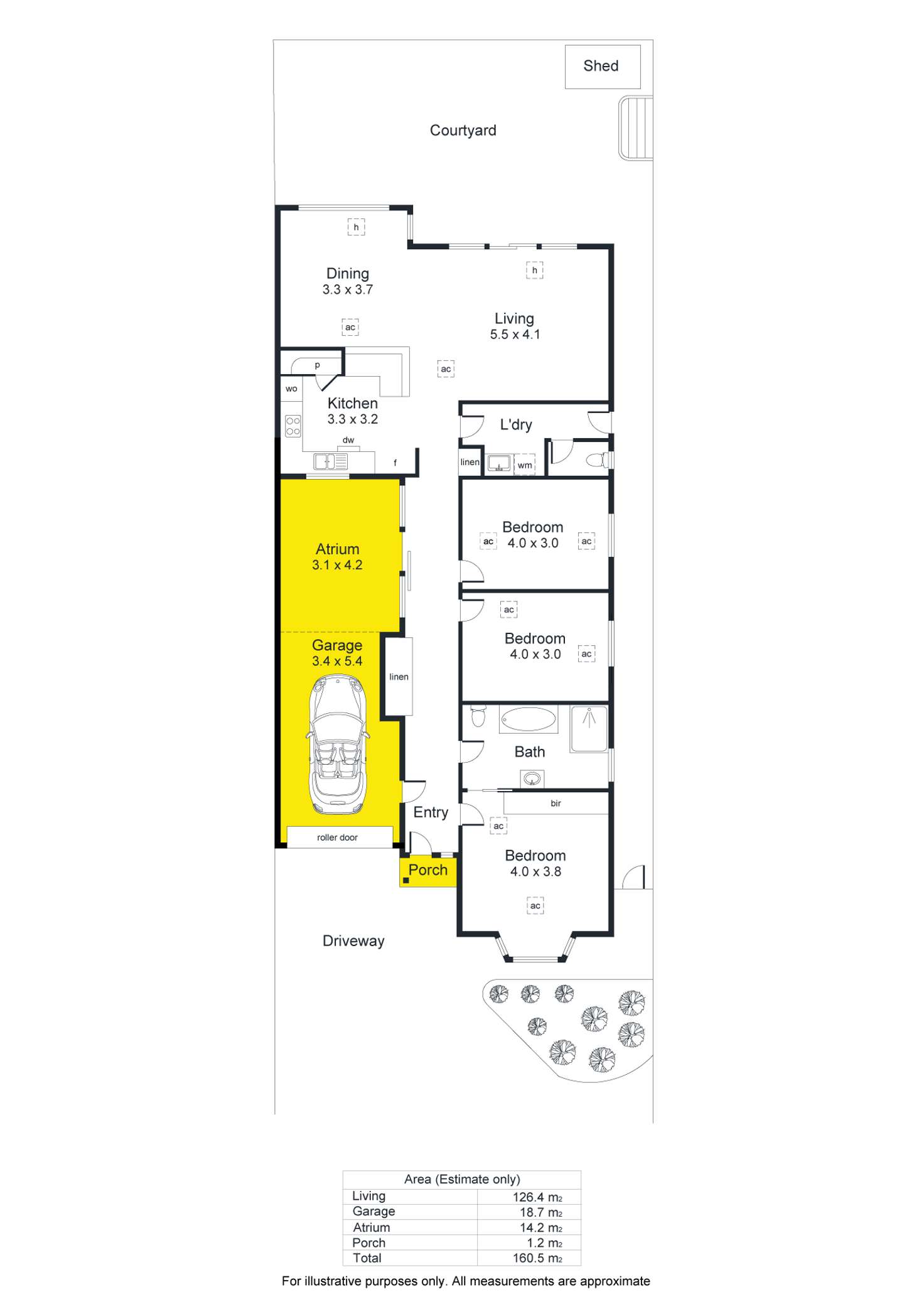 Floorplan of Homely house listing, 12 Deakin Grove, Glenside SA 5065