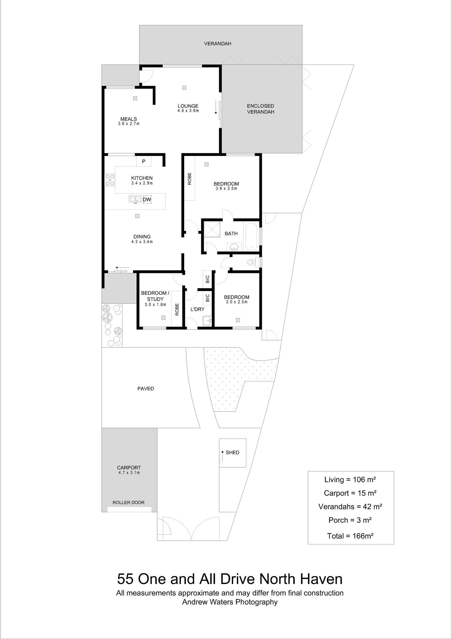 Floorplan of Homely house listing, 55 One and All Drive, North Haven SA 5018