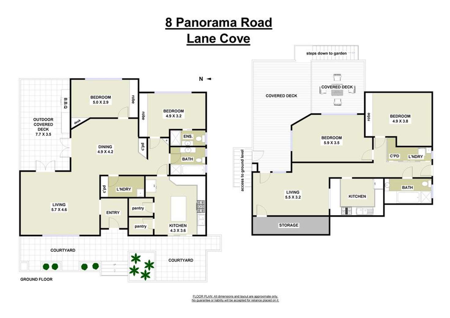 Floorplan of Homely house listing, 8 Panorama Road, Lane Cove NSW 2066