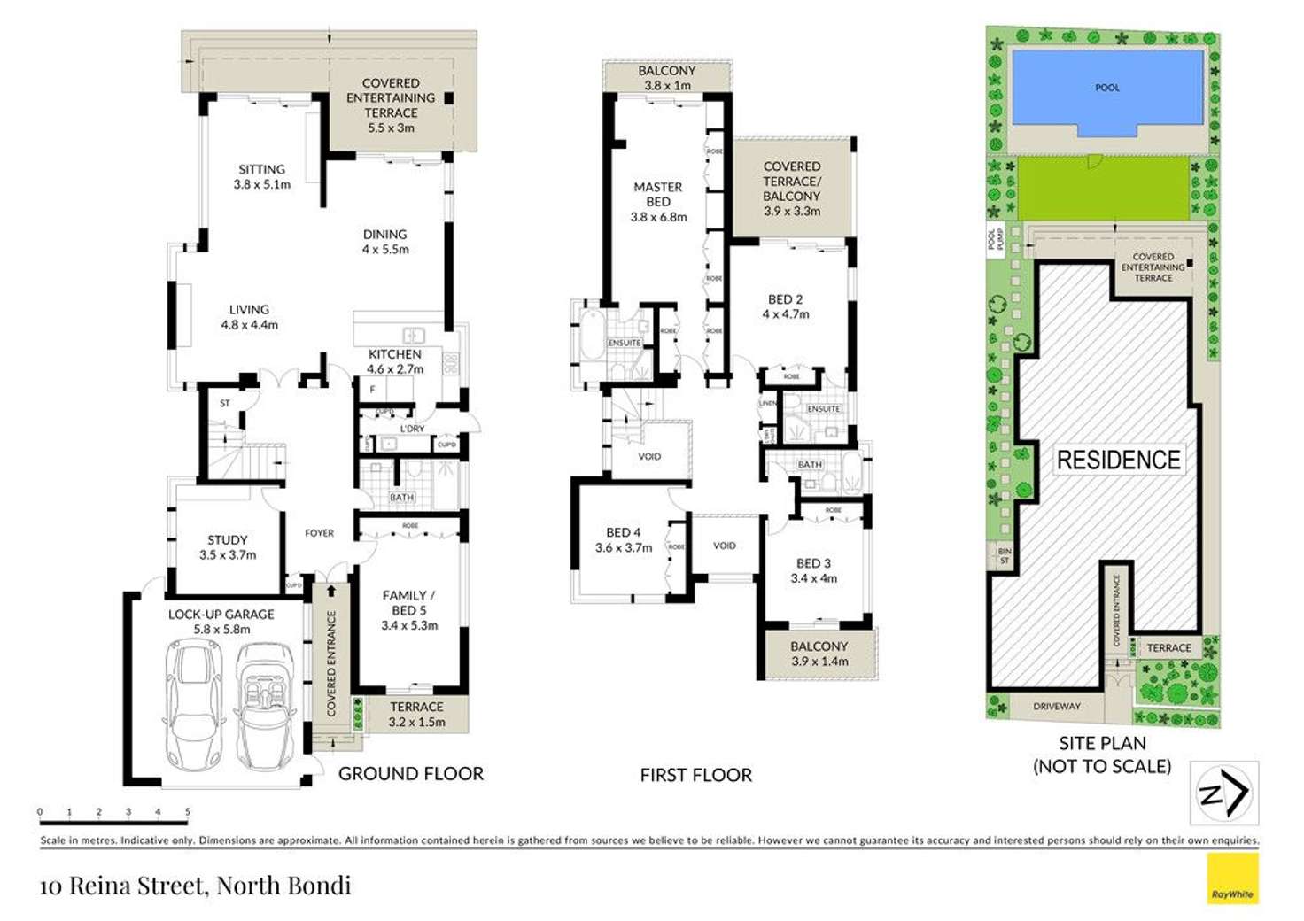 Floorplan of Homely house listing, 10 Reina Street, North Bondi NSW 2026