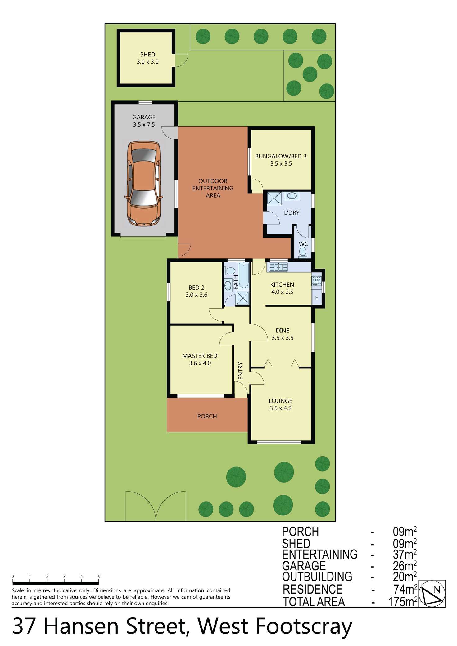 Floorplan of Homely house listing, 37 Hansen Street, West Footscray VIC 3012