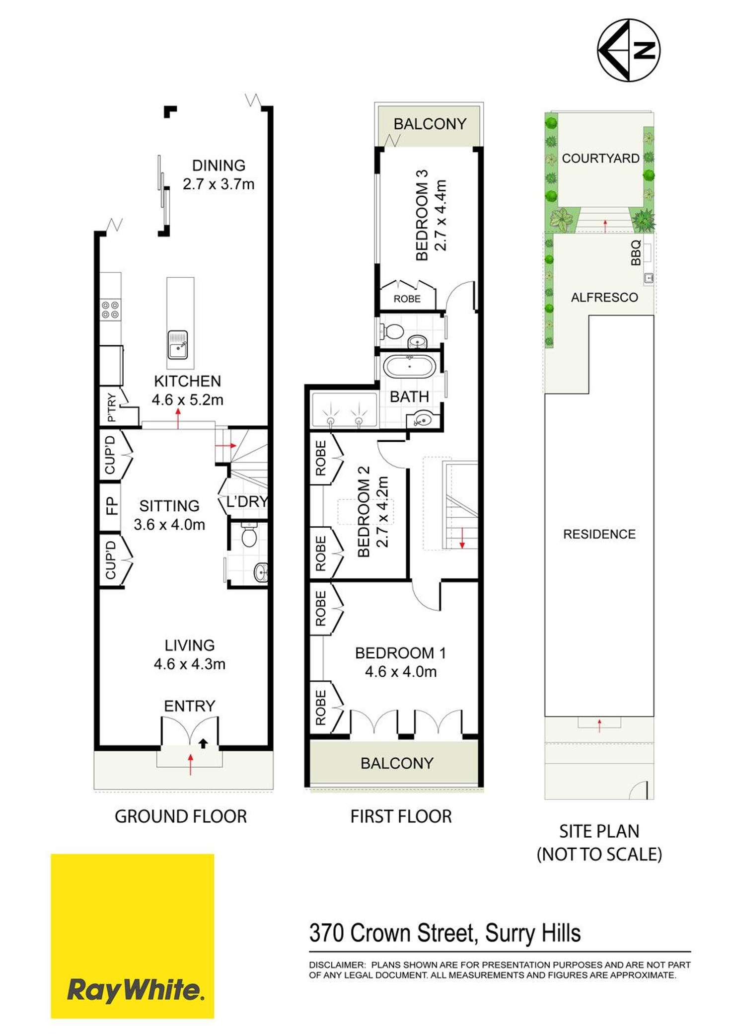 Floorplan of Homely house listing, 370 Crown Street, Surry Hills NSW 2010