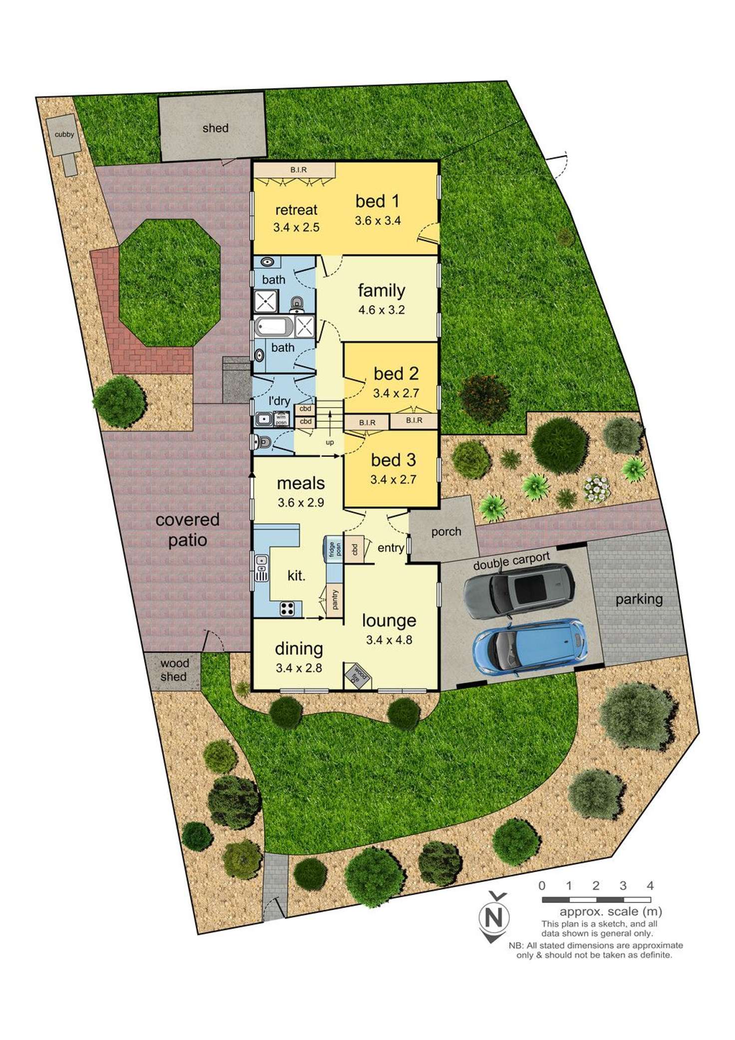 Floorplan of Homely house listing, 146 Haverbrack Drive, Mulgrave VIC 3170