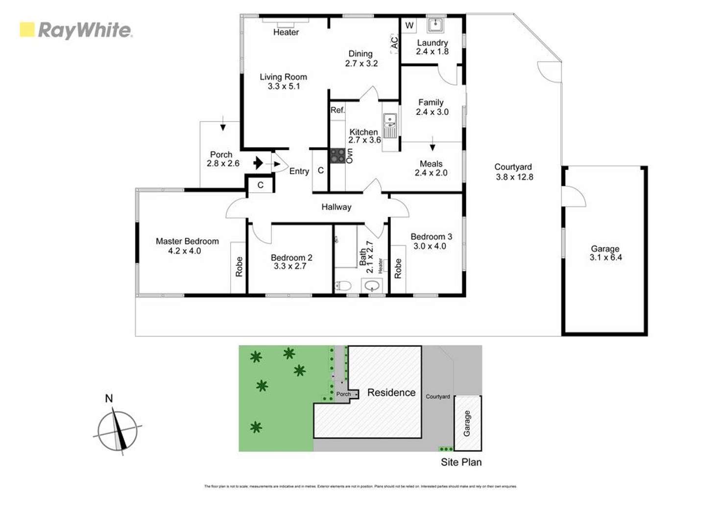 Floorplan of Homely unit listing, 1/8 McGregor Street, Clayton VIC 3168