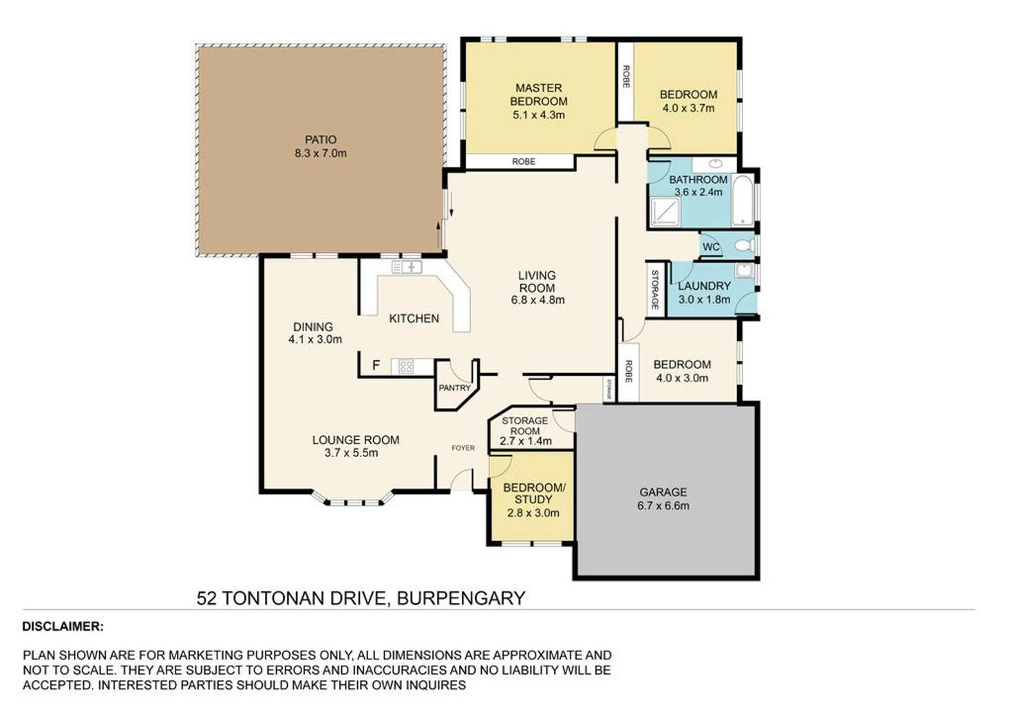 Floorplan of Homely house listing, 50-52 Tontonan Drive, Burpengary QLD 4505