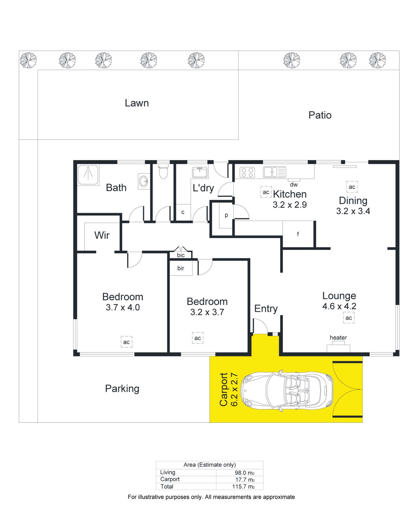 Floorplan of Homely house listing, 3/6 Third Avenue, Glenelg East SA 5045