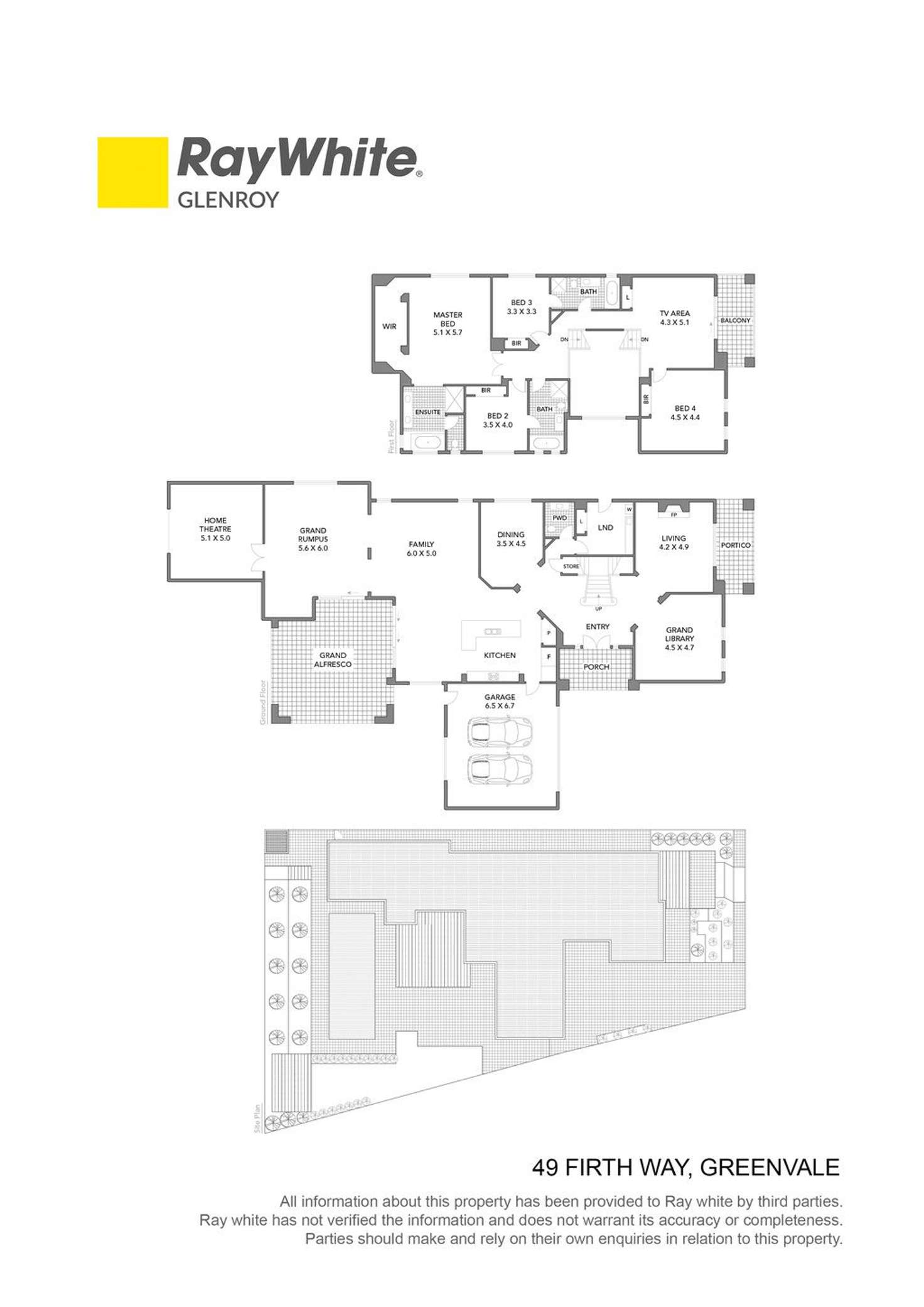 Floorplan of Homely house listing, 49 Firth Way, Greenvale VIC 3059