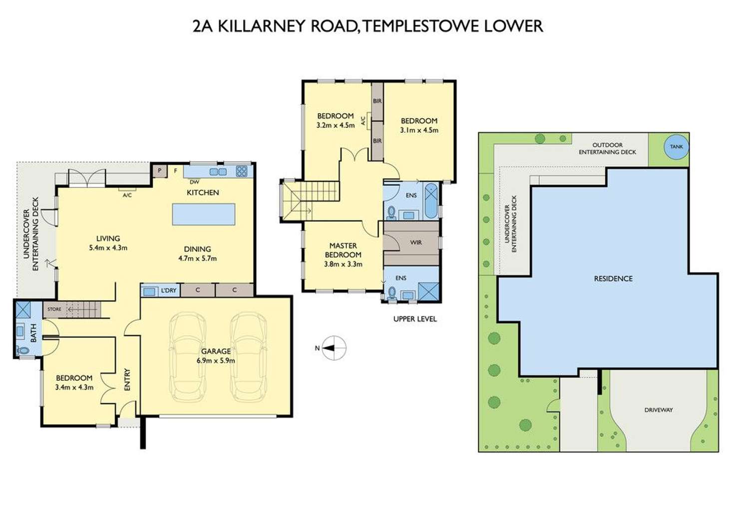 Floorplan of Homely house listing, 2A Killarney Road, Templestowe Lower VIC 3107