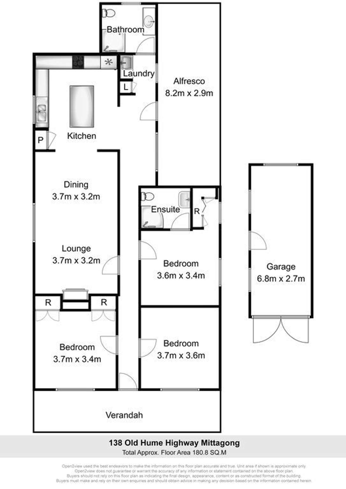 Floorplan of Homely house listing, 138 Old Hume Highway, Mittagong NSW 2575